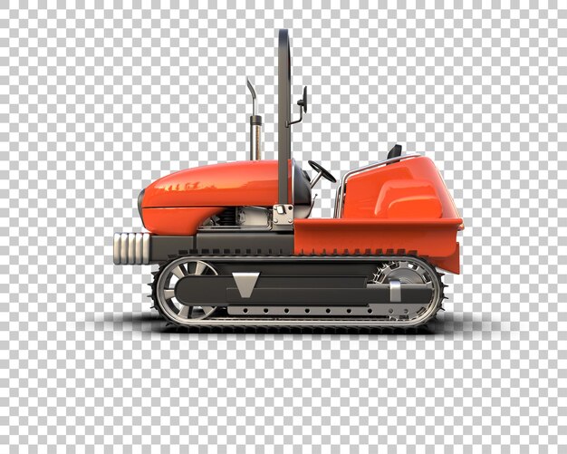 PSD crawler isolated on background 3d rendering illustration