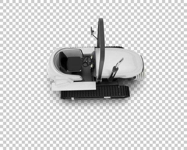 PSD crawler izolowany na tle ilustracji renderingu 3d