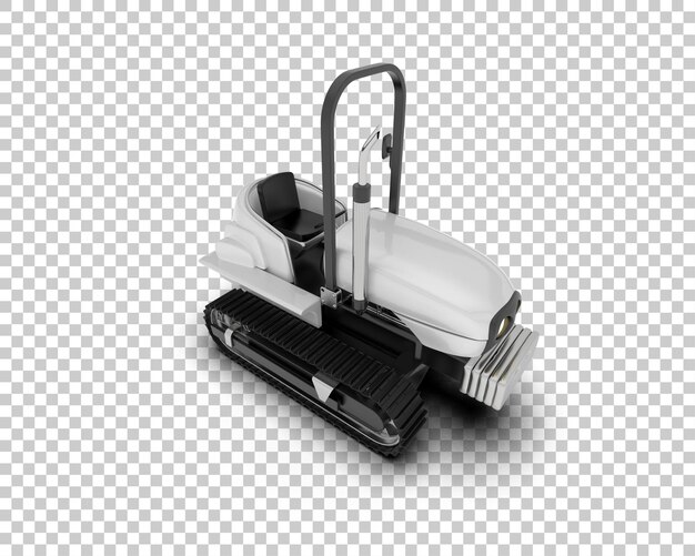 PSD crawler izolowany na tle ilustracji renderingu 3d