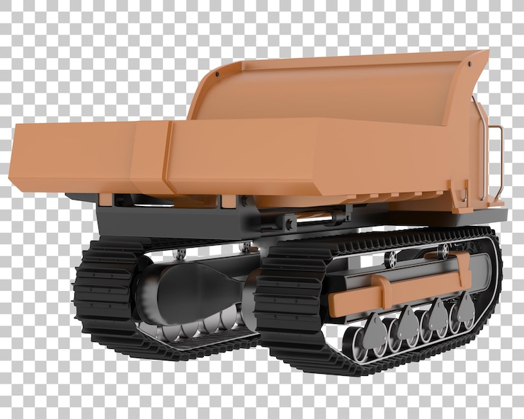 PSD crawler на прозрачном фоне 3d рендеринг иллюстрации