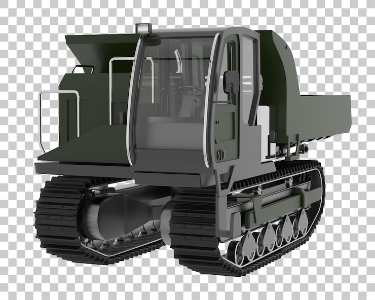 PSD crawler на прозрачном фоне 3d рендеринг иллюстрации