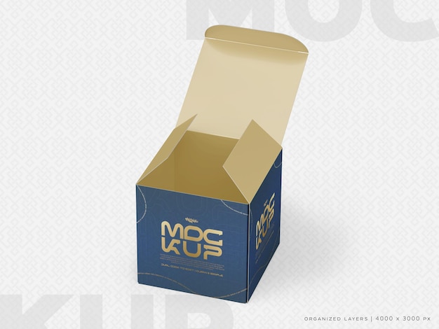 Cream Box psd mockup