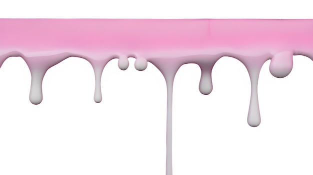 PSD cream dripping png