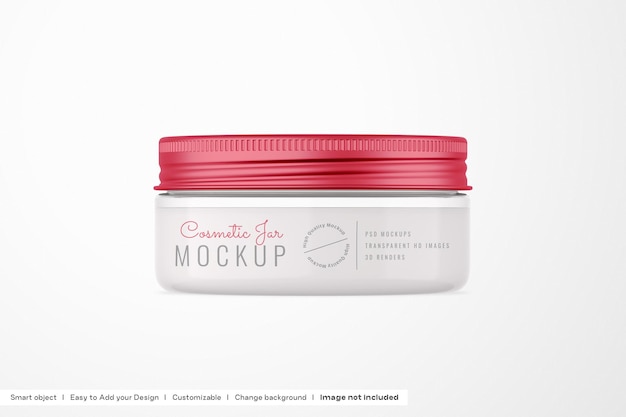 PSD mockup di vasetti di crema