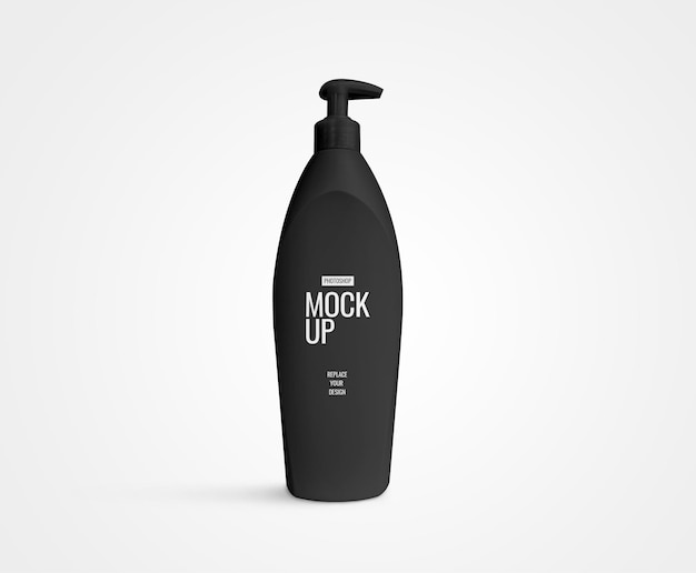 PSD cream pump bottle mockup