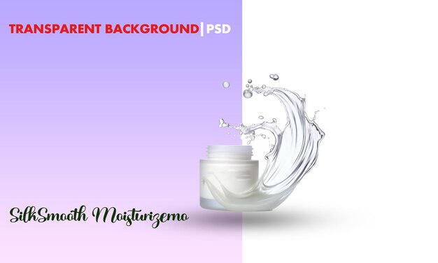 Cream transparent psd file