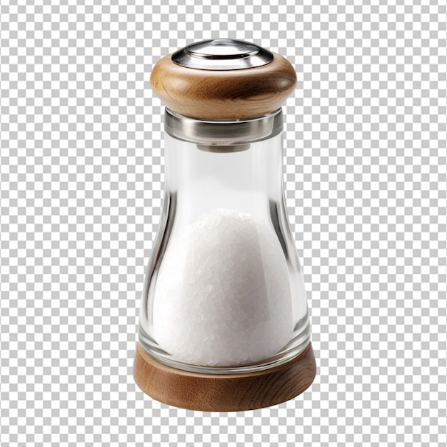 PSD create a high quality salt shaker on white background