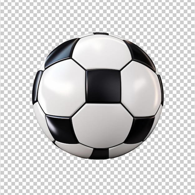PSD create a high quality a soccer ball on white background