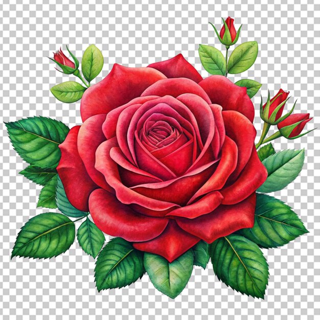 PSD create a print for me with red roses