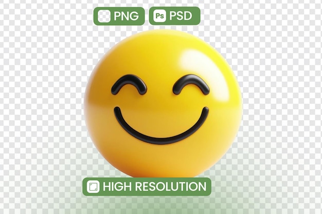 Create Smiling Emojis 3D Modeling Tutorial for Beginners Mastering HighResolution Image Export Techniques in PNG and PSD formats Enhance your digital art skills and design