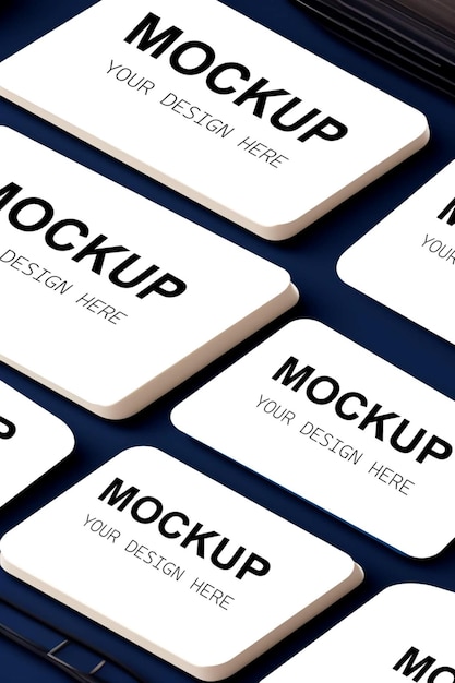 creatief visitekaartje mockup
