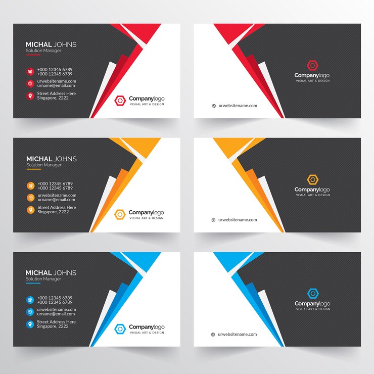 PSD creatief visitekaartjeontwerp