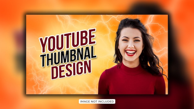 creatief YouTube-miniatuurontwerp en webbannerontwerp