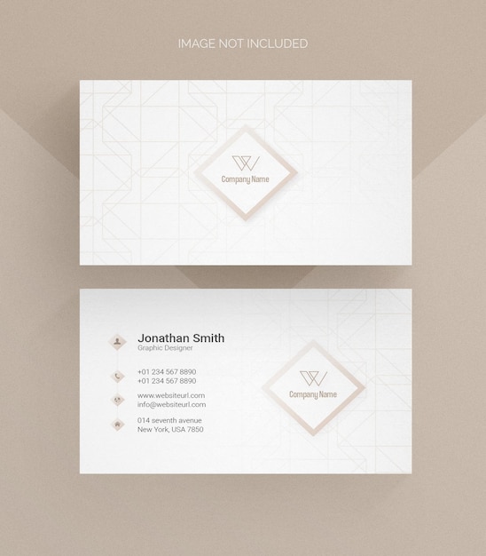 PSD creatieve business card