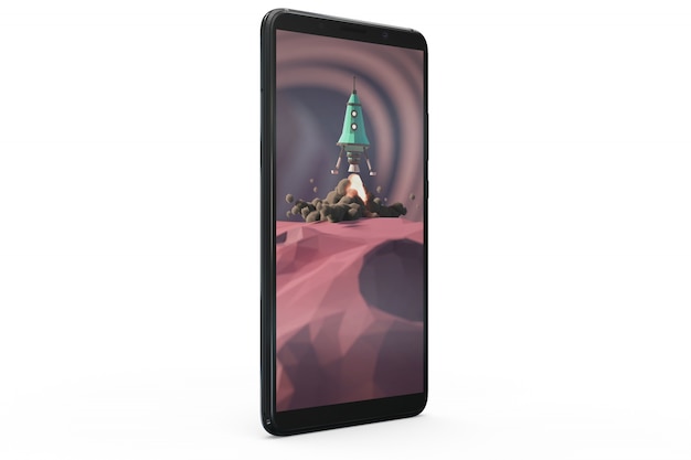 Creatieve smartphone mockup