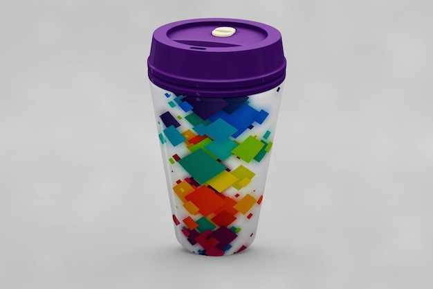 Creatieve take-away cup mock up