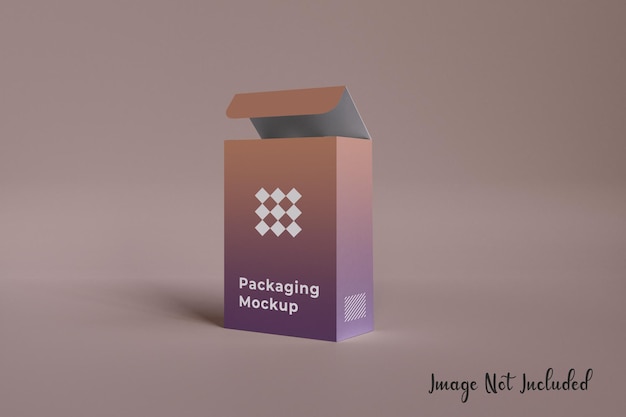 PSD creatieve verpakkingsdoos mockup