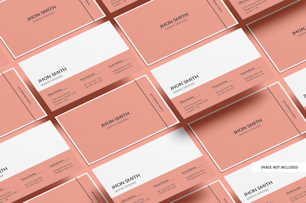 Creatieve visitekaartje Mockup geïsoleerd