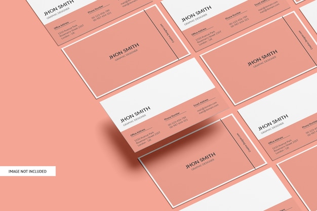 Creatieve visitekaartje Mockup geïsoleerd