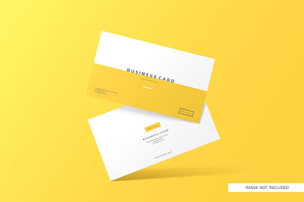 Creatieve visitekaartje mockup