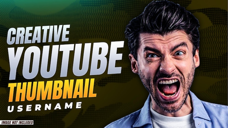 PSD creatieve youtube miniatuurontwerp sjabloon