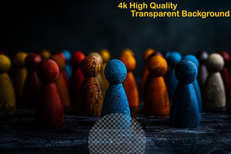 PSD creating an environment where diverse perspectives back on transparent background