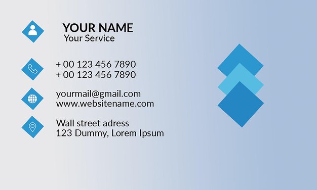 PSD creating a replica of a business card