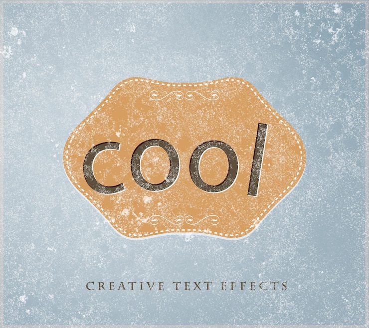 PSD creative 3d text style effect