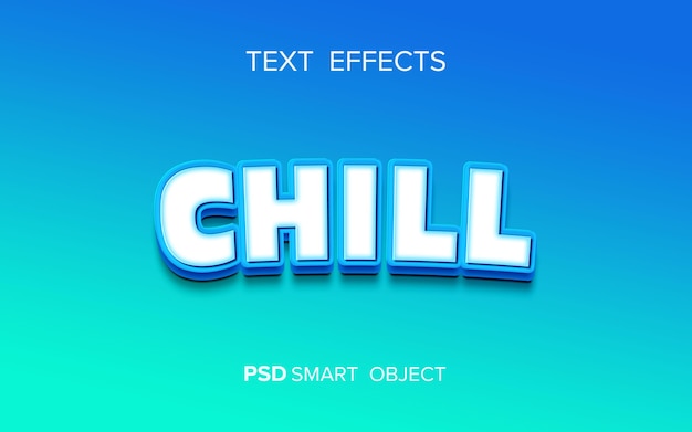 PSD creative bold text effect