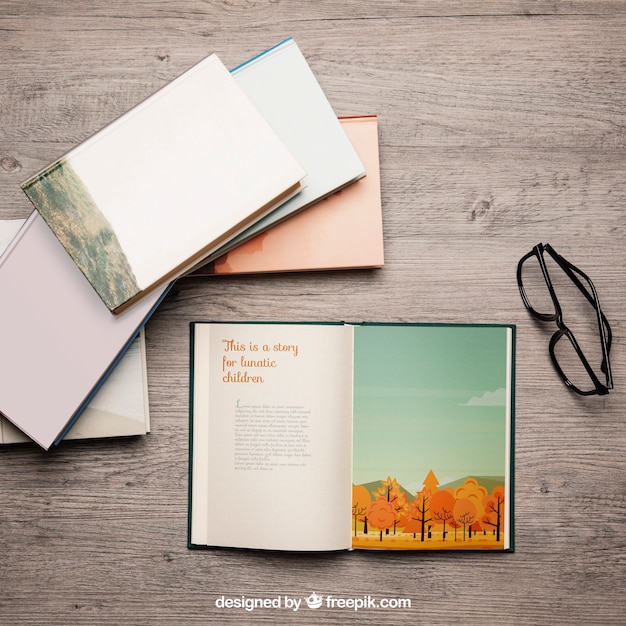 Creative book mockup