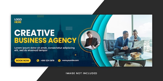 PSD creative business agency social media facebook cover template