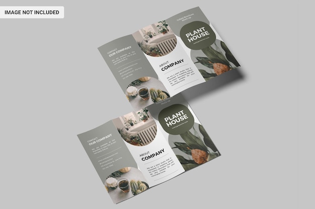PSD creative business brochure mockup series 6