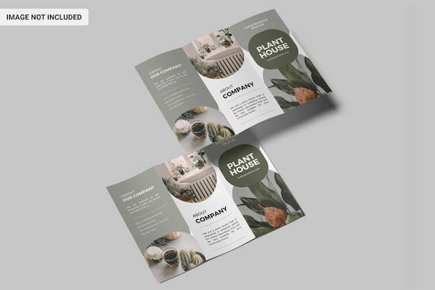 PSD mockup di brochure aziendale creativa serie 6