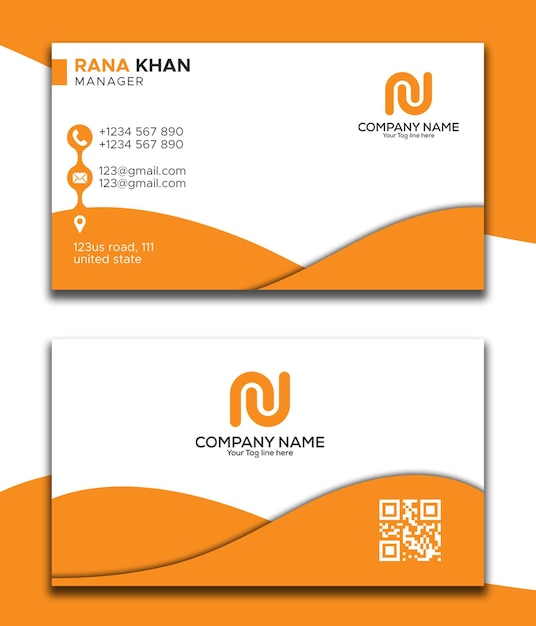 PSD creative business card design psd file