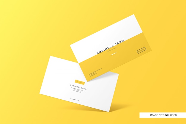 Mockup biglietto da visita creativo