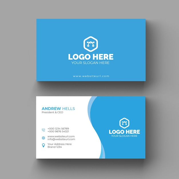 Creative business card template design