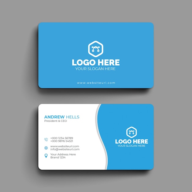 Creative business card template design