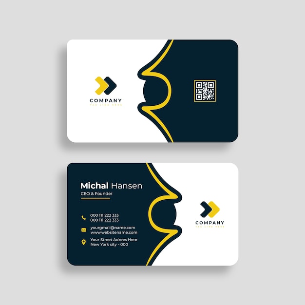 PSD creative business card template psd file