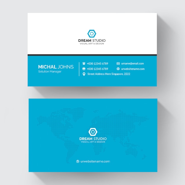 Creative business card template