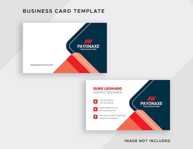 Creative business card template