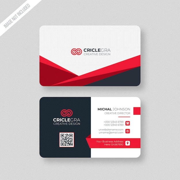 PSD creative business card template