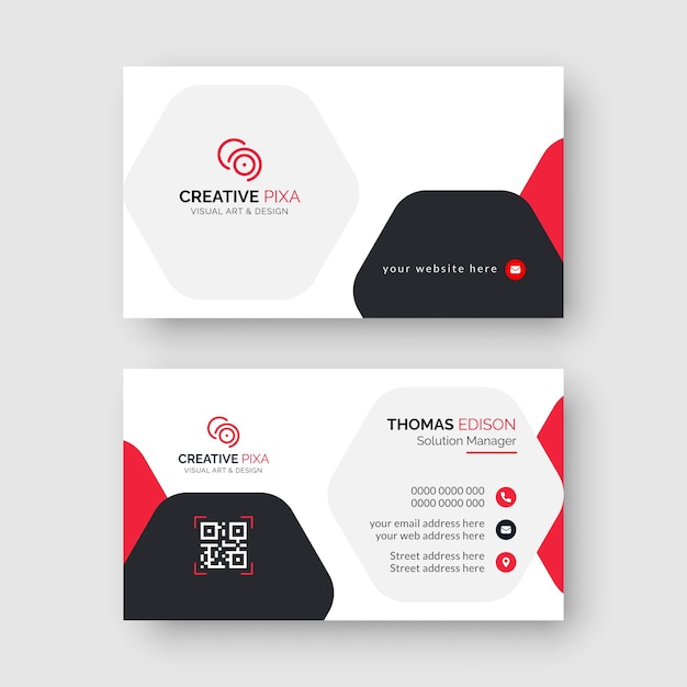 PSD creative business card template