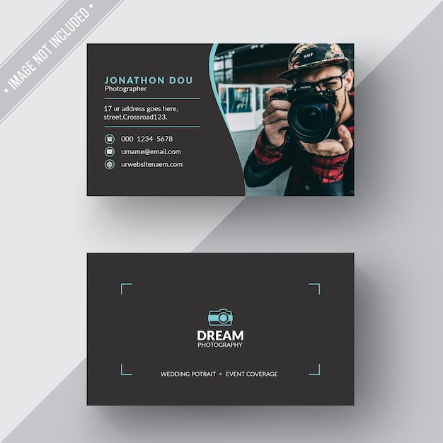 PSD creative business card