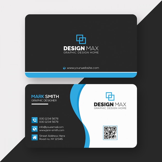 PSD creative business card