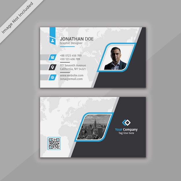 PSD creative business card