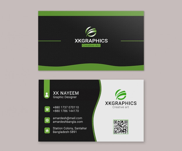 PSD creative business card