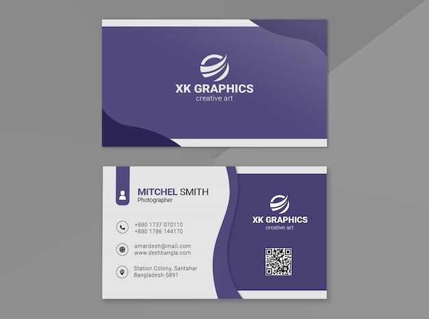 PSD creative business card