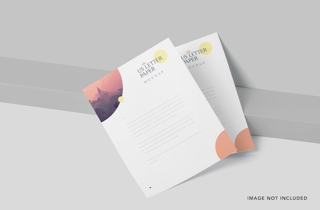 Creative business one page letter mockup