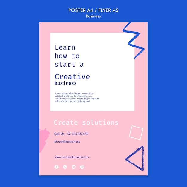 Creative business print template