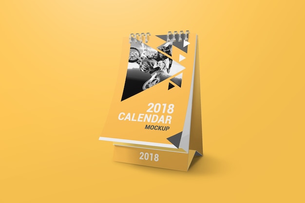 Mockup del calendario creativo